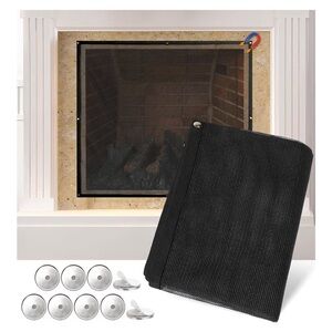 NWOT 36 x 30 magnetic mesh fireplace cover